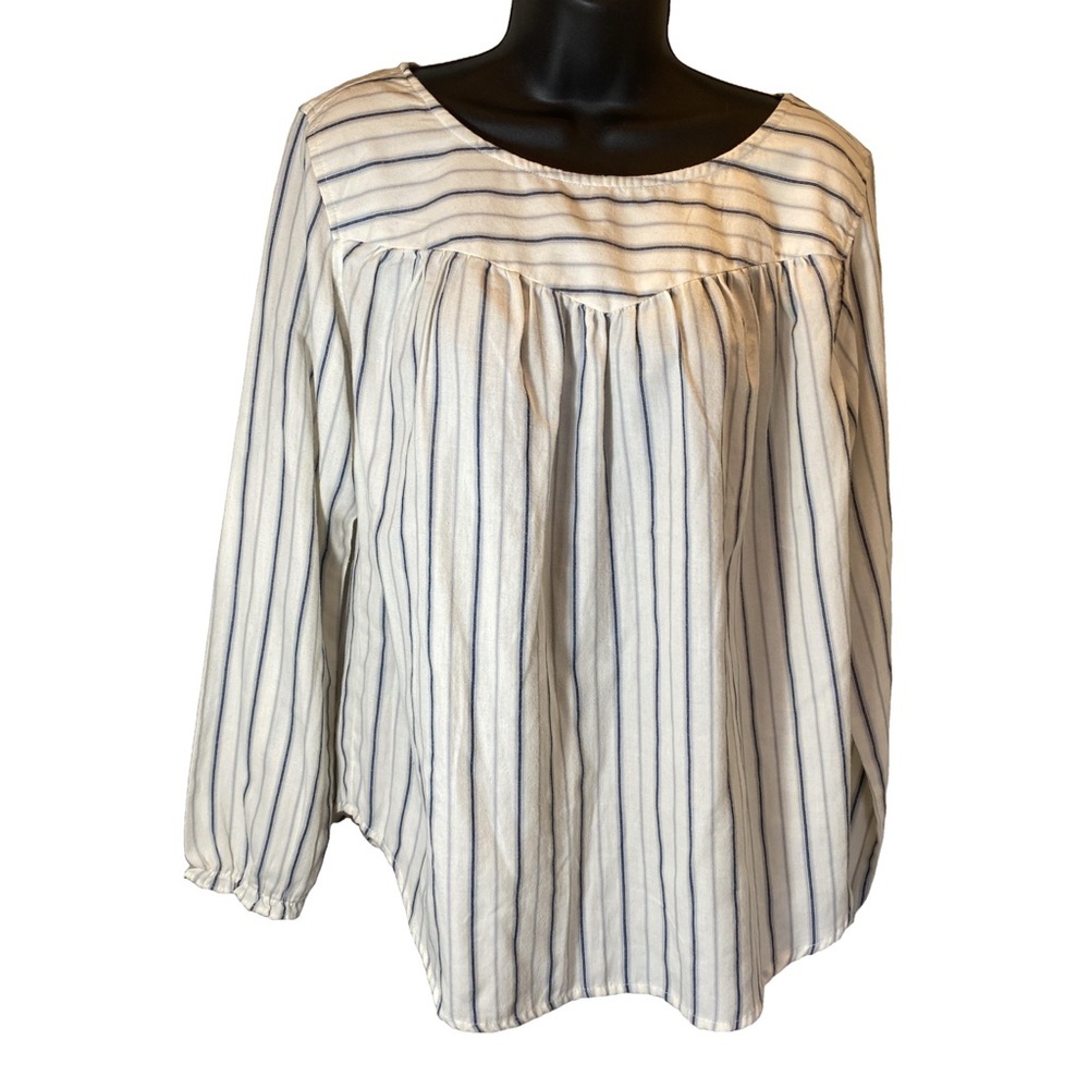 Lee very simple Medium Striped Long Sleeve Women's Top